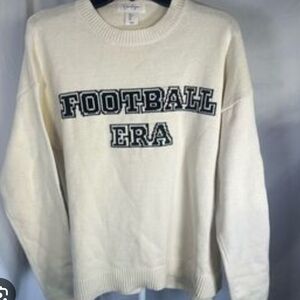 Jessica Simpson Cream Graphic Sweater